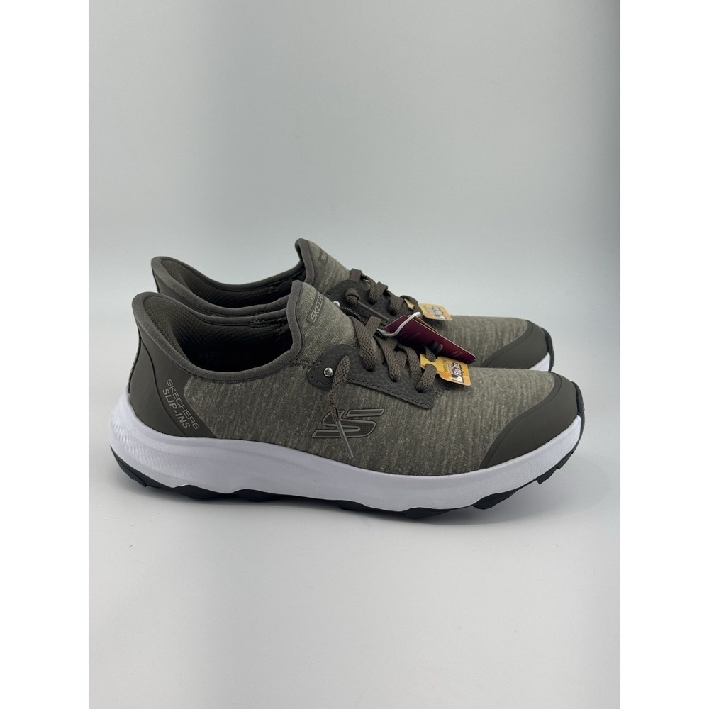 Skechers Slip-Ins Ridge Oak Dark Taupe Women's Sneakers-Size 6.5 NWB 180235/DKTP